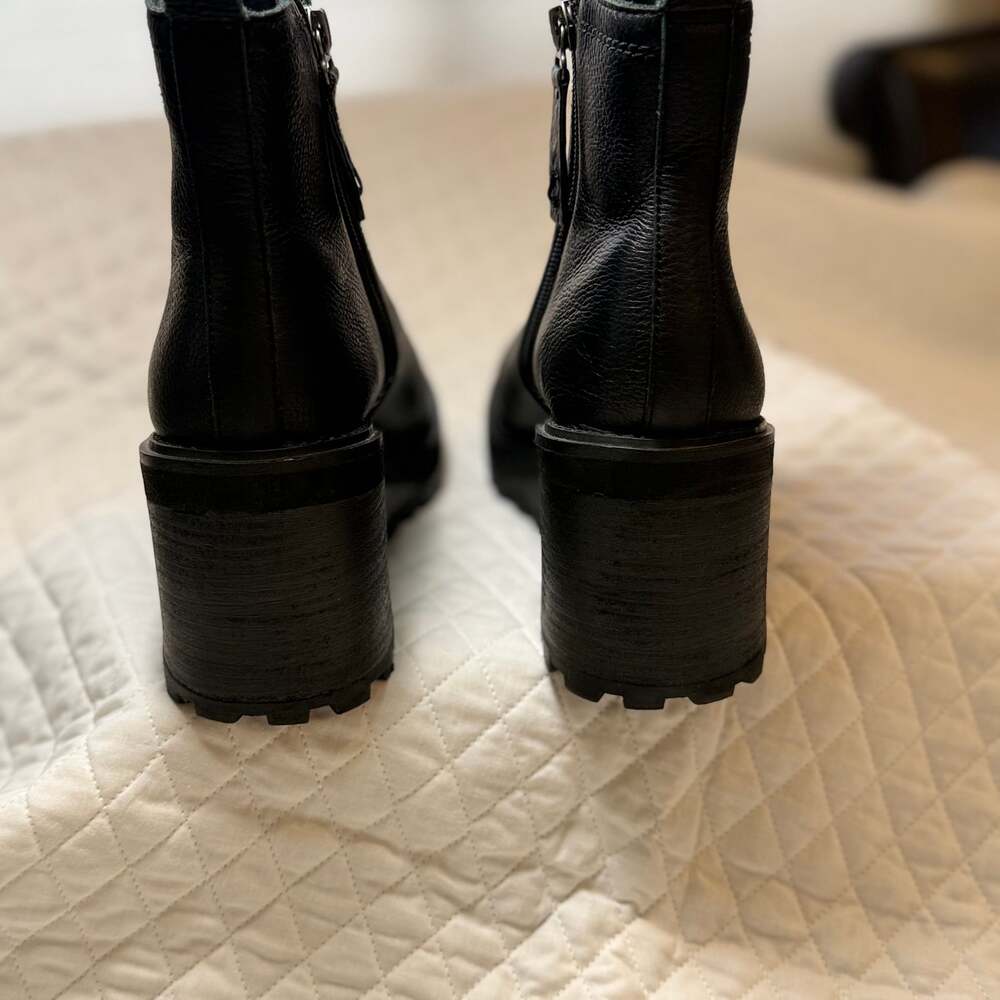 Zodiac Black Ankle Boots - Picture 6 of 10